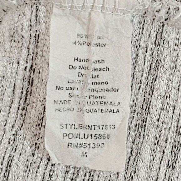 Lumiere Open Back Long Sleeve Top Womens Medium - Picture 6 of 8